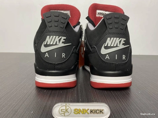 One Kick 4 Bred  Retro 3865 308497- Practical Jordan 1025